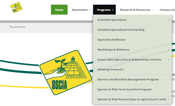 CAP - Upcoming cost-share program for producers