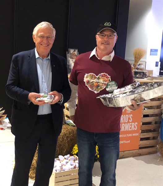 Ontario ag says "thank you for supporting local"