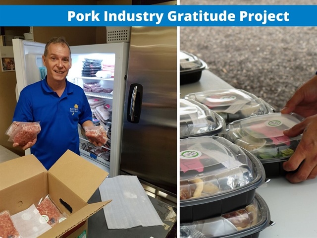 Pork donation provides protein for more than 200,000 meals