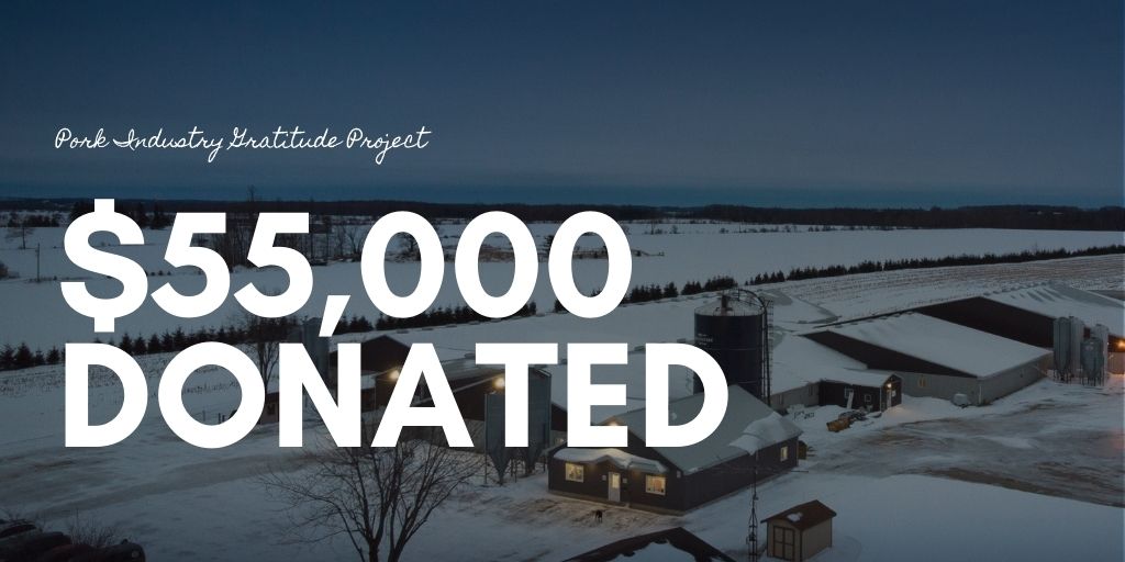 $55,000 donated to local food-based charities across province