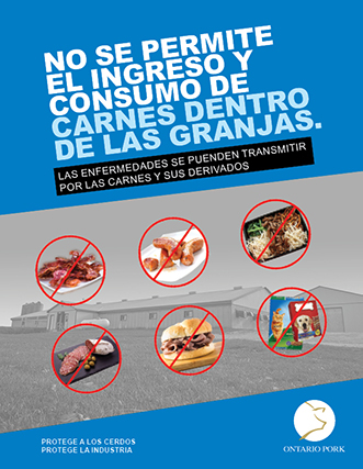 No Meat in Barns - Spanish