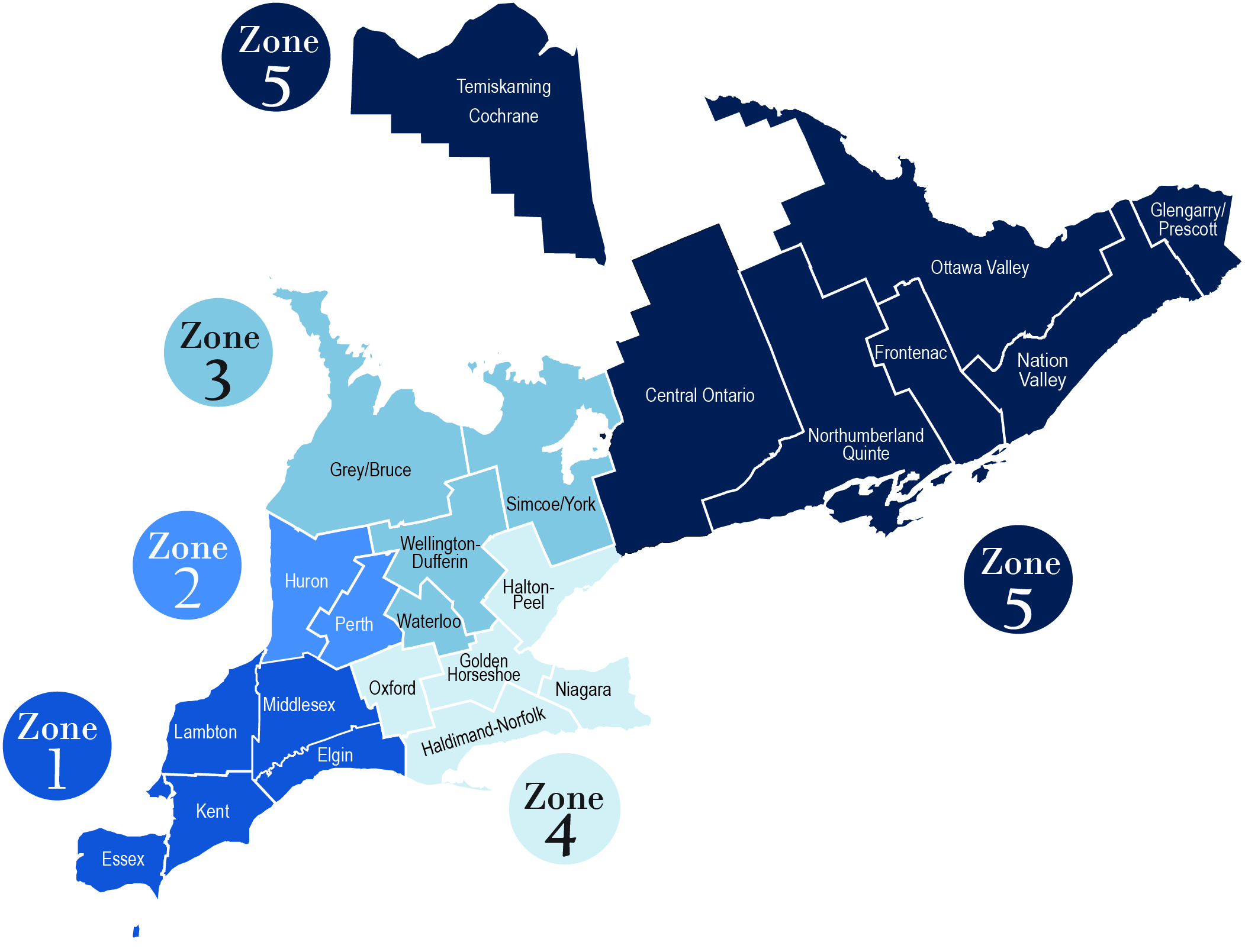 Ontario Pork Board of Directors Zone Map Ontario Pork Board of Directors Zone Map